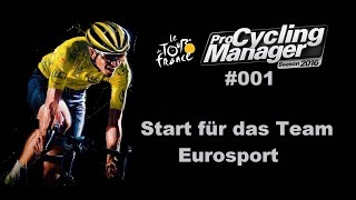 RADSPORT MANAGER 16 ABO TEAM 001 ◄ Start für Team Eurosport ► Lets Play [upl. by Elacsap]