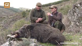 Caza del Jabali  quotNavajeroquot a Rececho  Wild Board Hunting [upl. by Rugg]