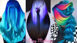 TRENDING LONG HAIR COLORFUL DYING TUTORIAL COMPILATION SUMMER 2021 AMAZING HAIRSTYLE IDEAS FOR GIRL [upl. by Fennessy]