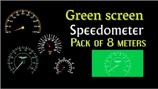 Speedometer  greenscreen [upl. by Duwalt]