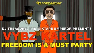 Vybz Kartel Mix 2024  FREEDOM PARTY  Vybz Kartel Freed From Prison [upl. by Yragerg]