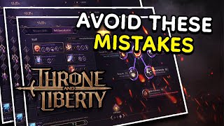 11 Newb Traps To Avoid When Learning Throne And Liberty [upl. by Harp539]