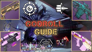 GRIND THESE GODROLLS OUT PICK FESTIVAL OF THE LOST GODROLL GUIDE DESTINY 2 REVENANT [upl. by Calendre428]