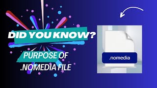 Discover the Purpose of nomedia Files Tamil nomedia file didyouknow hideunnecessaryfiles [upl. by Nipha]