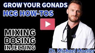 quotGrow Your Gonadsquot How to mix HCG How to inject HCG amp How to dose HCG [upl. by Eimmak]