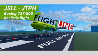 FLIGHTLINE Full Gameplay  S7 Boeing 737800  JSLL  JTPH [upl. by Kerred]