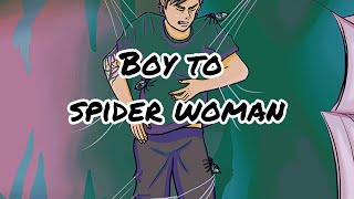 TG TF Boy into Spider Woman [upl. by Cato]