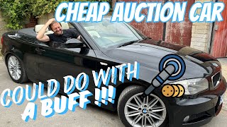 I Bought a Cheap Low Mileage Car from Auction What Could go Wrong🤦‍♂️BMW 1 Series Convertible PT 1 [upl. by Akim]