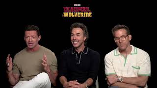 DEADPOOL amp WOLVERINE I Ryan Reynolds and Hugh Jackman Lose it in INTERVIEW [upl. by Ynaffets783]