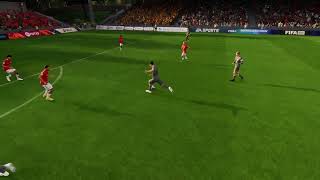 FIFA 23  Modded  V  Paulv2k4  Great AI Goal  CPUvCPU  Gameplay V5 Final Release [upl. by Nodle]