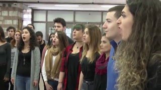 İstanbul Orhan Kemal İl Halk Kütüphanesi İKÜ Çoksesli Korosu Flashmob [upl. by Ilyk754]