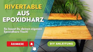 Rivertable Epoxidharz Tisch selber machen  Sicomin [upl. by Lurleen]