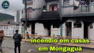 IncÃªndio em MongaguÃ¡ bairro pedreira hoje pela manhÃ£ [upl. by Yddub]