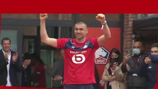 Kral Burak Yılmaz Kupayı Kaldırıyor  Fransada Lille OSC Şampiyon [upl. by Kleeman]