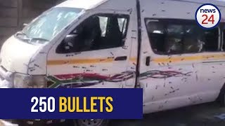 VIDEO  Footage shows bullet riddled taxi in which 11 died [upl. by Lyon986]