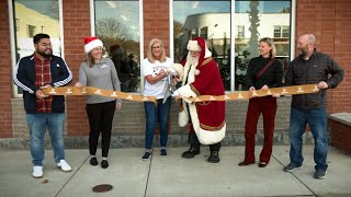 Santas Pitstop Christmas Shoppe amp Gifts Ribbon Cutting [upl. by Eirlav]