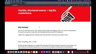 NET 6 WebAPI Serilog Logging to MongoDB Sink [upl. by Luas]