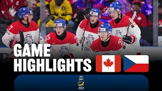 Highlights Canada vs Czechia  2024 WorldJuniors [upl. by Treacy579]