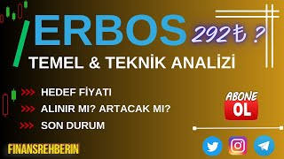 ERBOS Hisse Yorum  Teknik Analiz  Temel Analiz erbos [upl. by Aloap]