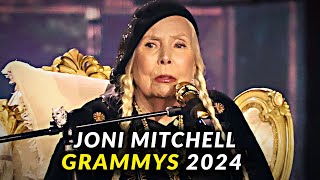 Joni Mitchell Gives Legendary Performance At Grammys 2024 [upl. by Woll]