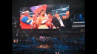 Manny Pacquiao vs Margarito Dallas Cowboys Stadium Ring Entrance 111310 [upl. by Gillan]