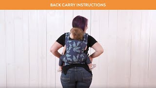 How to Back Carry in the Explore Baby Carrier [upl. by Ayor997]