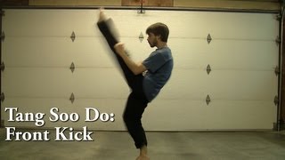 Tang Soo Do Front Kick Tutorial [upl. by Schwejda237]