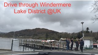 Drive through Windermere Lake District 4k [upl. by Aihpledalihp448]