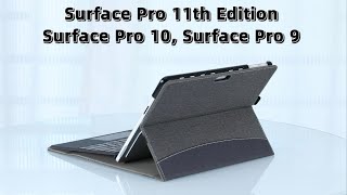 Fintie Surface Pro 11  Surface Pro 10 Surface Pro 9 Portfolio Case  Multiple Viewing Angles [upl. by Amory]