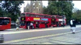 London busses at Stratford [upl. by Irrek]