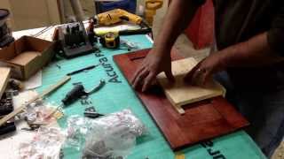 Jig for Drilling Cabinet Drawer Fronts for hardware [upl. by Winnifred]