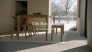 Ethnicraft  Focus  Oak Bok bench [upl. by Etnasa]