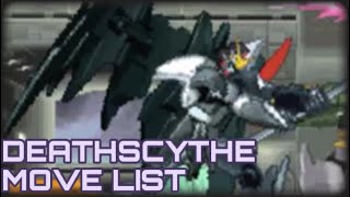 Gundam Deathscythe Hell Move List  Gundam Battle Assault 2 [upl. by Elolcin]