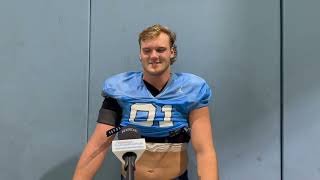 UNC John Copenhaver Training Camp  Inside Carolina Interviews [upl. by Mora]