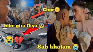 Chori kiya 😡 guys dekho kiski galti hai 🥺￼ superbike khatam 😭​⁠​⁠NoorRider92 viral views [upl. by Oringas]