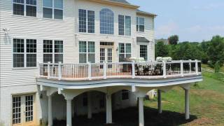 Custom Deck Construction How to Waterproof a Deck [upl. by Zsazsa883]