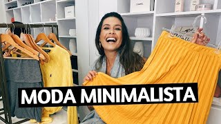 COMO CRIAR LOOKS ESTILOSOS COM O QUE VOCÊ JÁ TEM  MODA MINIMALISTA [upl. by Ijar]