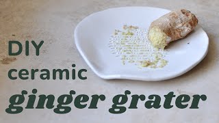 How to make a Ginger Grater  Garlic Grater  Pottery at Home DIY [upl. by Daveen]