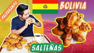 PREPARANDO DELICIOSAS SALTEÑAS BOLIVIANAS Por PRIMERA VEZ  BOLIVIA [upl. by Cleasta]