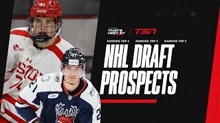 RANKING THE TOP 5 NHL DRAFT PROSPECTS  Bob McKenzie [upl. by Jorin203]