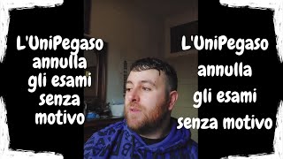 LUniPegaso annulla gli esami senza motivo pegaso linguisticauniversità esami [upl. by Pessa]