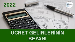 ÜCRET GELİRLERİNİN HAZIR BEYAN SİSTEMİ ÜZERİNDEN BEYANI [upl. by Yoong663]