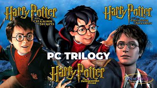 The Harry Potter Trilogy PC  ALL 3 ORIGINAL Games  No Commentary [upl. by Airdnaz]