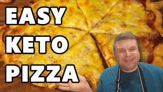 This ProteinPacked KETO Pizza Crust Uses Only 3 Ingredients [upl. by Nnaeitak965]