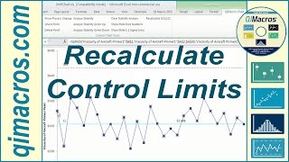 Recalculate Control Limits UCLLCL on a Control Chart [upl. by Julee294]