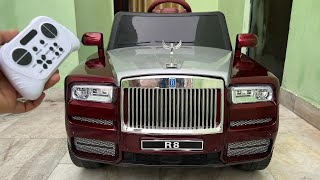 RC RollsRoyce Car Unboxing amp Testing  The Power Wheels Ride on RollsRoyce Car  Shamshad Maker🔥🔥 [upl. by Liza]