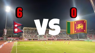 Nepal🇳🇵 vs sri lanka 🇱🇰 football Mach full video [upl. by Favrot149]