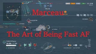 World of Warships Legends Marceau The Art of Being Fast AF [upl. by Moritz]