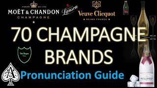 Classy Pronunciation  Famous Champagne Brands [upl. by Pillsbury447]