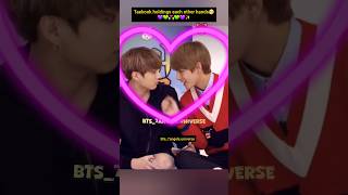 💑Taekook holding eachother hands 🤧💚💜✨vkook taekook vjungkookbts btsarmy [upl. by Assetnoc77]